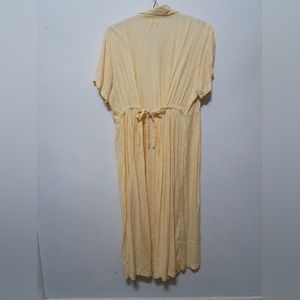 April Cornell size L Buttercup colored dress